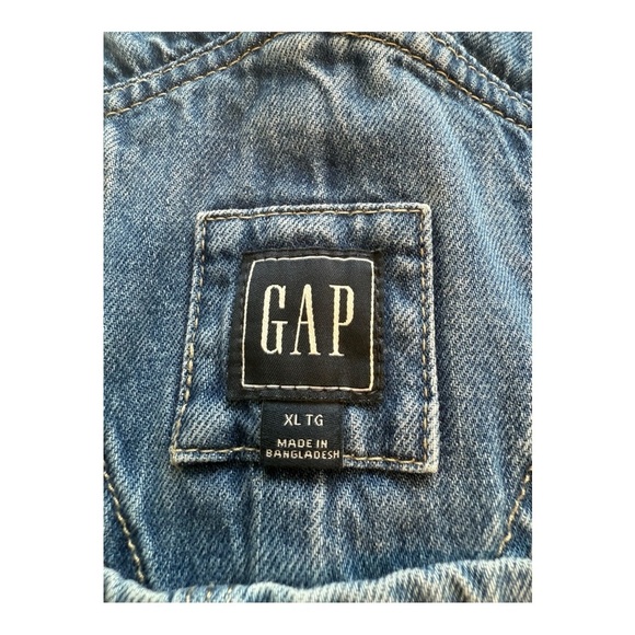 GAP Denim Overall Shortalls - Size XL - Picture 7 of 13